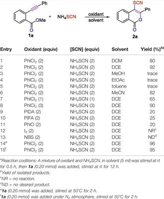 PhICl2-Mediated Regioselective and Electrophilic Oxythio/Selenocyanation of o-(1-Alkynyl)benzoates: Access to Biologically Active S/SeCN-Containing Isocoumarins